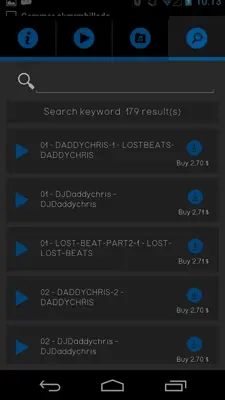 Instrumental Beats Pro android App screenshot 1