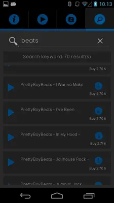 Instrumental Beats Pro android App screenshot 2